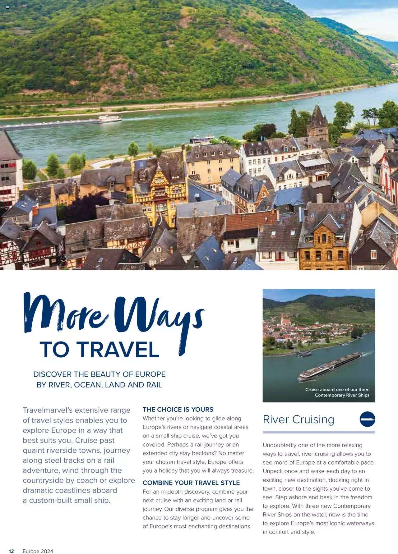 Travelmarvel Europe River Cruising 2024 Preview